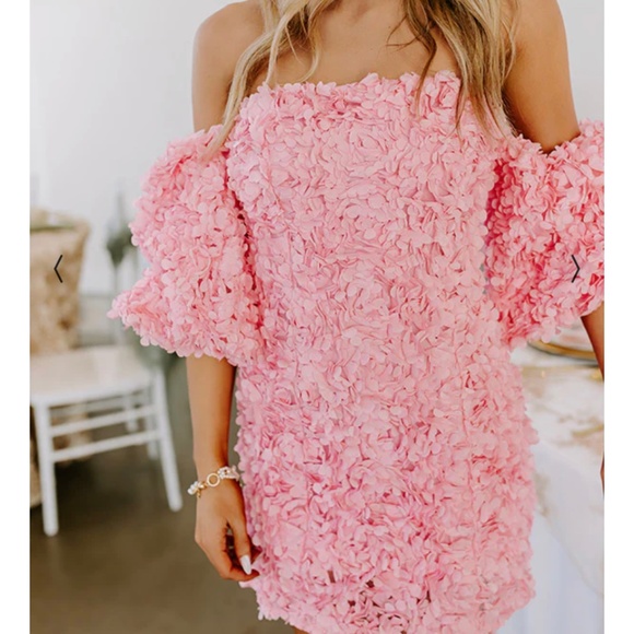 Impressions Expect First Class Pink Mini Dress Valentines Date - Picture 3 of 3